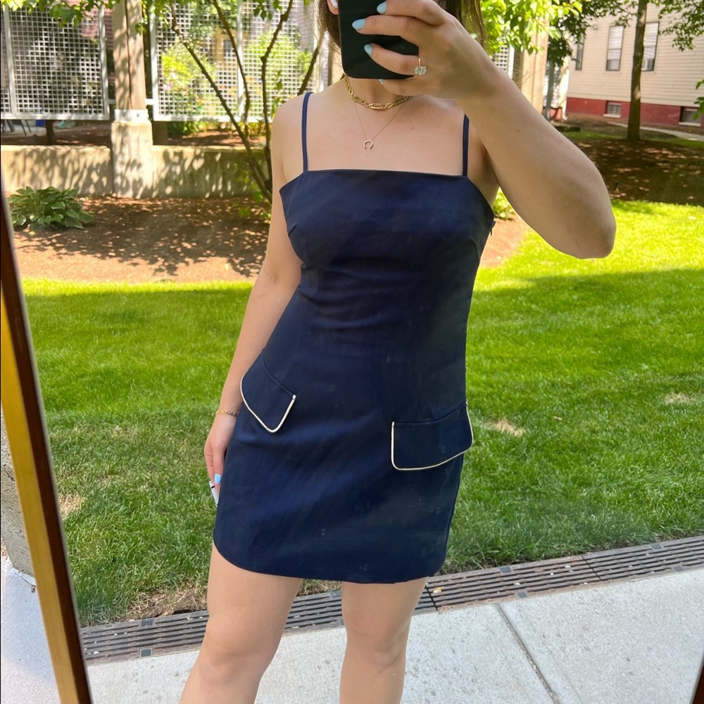 Preppy summer mini dress